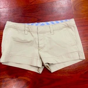 American Eagle Outfitters Khaki Stretch Shorts- Size 4